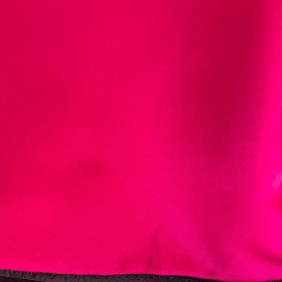 Vintage 1980’s AJ Bari for Lord & Taylor Hot Pink Asymmetrical Strapless Drress - Picture 7 of 7